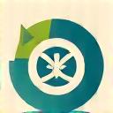 リサイクル矢印のアイコン